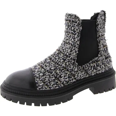 Steve Madden Mayslie Womens Leather Ankle Boots In Multi
