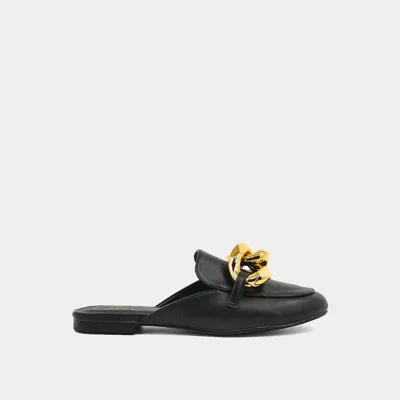Shu Shop Alexis Loafer-mule In Black In Black