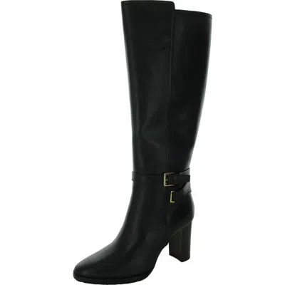 Ralph Lauren Knee Boots In Black