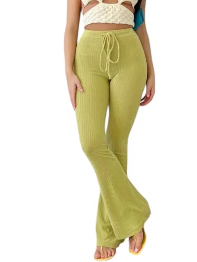 Bailey Rose Soft Pants In Avocado In Green