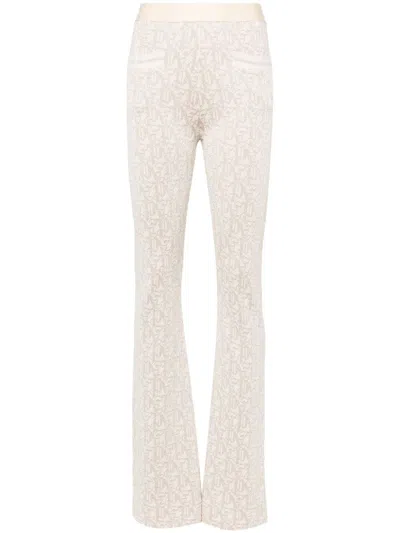 Shop Palm Angels Women's Trousers In White