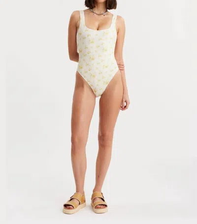 Holzweiler Makeba Swimsuit In Yellow Mix In Multi
