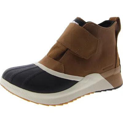 Sorel Out And About Iii Classic Strap Wp Womens Slip On Flat Winter & Snow Boots In Multi