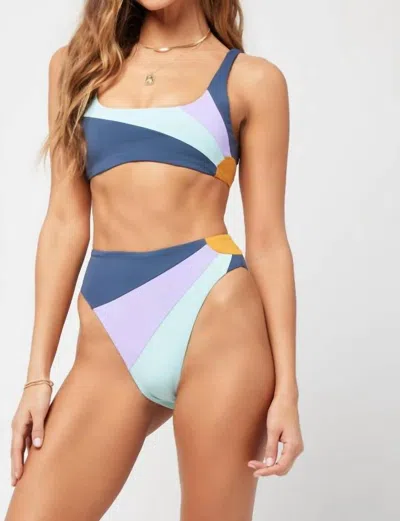 L*space Luca Sunburst Bottom In Slate-pool-wisteria In Multi