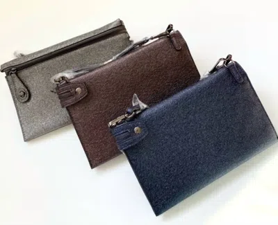 Sondra Roberts Metallic Clutch/cb In Navy Blue In Multi
