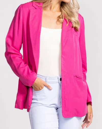 Pink Martini Veronica Blazer In Fuchsia In Pink