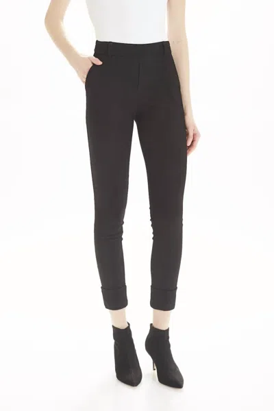 Elliott Lauren Chester Cuff Trouser In Black
