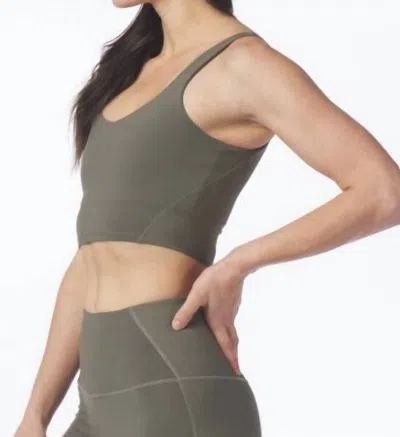 Glyder Tone Up Bra In Fern In Grey