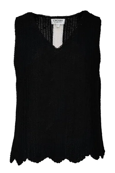 Crosby By Mollie Burch Shiloh Tank In Black In Black