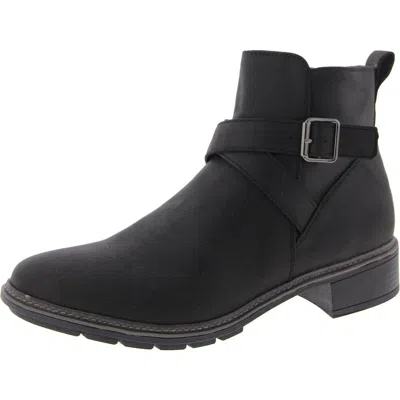 Cliffs By White Mountain Elie Womens Zip Up Slip On Ankle Boots In Multi