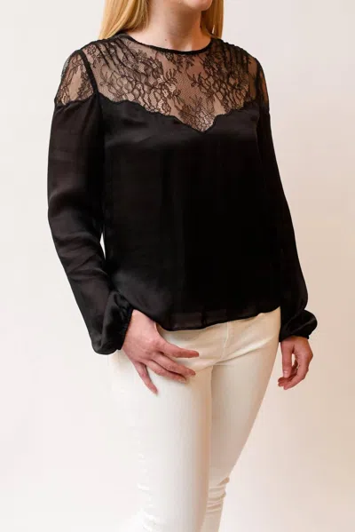 Cami Nyc Fern Blouse In Black In Black