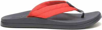 Chaco Women's Chillos Flip Sandal In Tube Spicy Orange In Multi