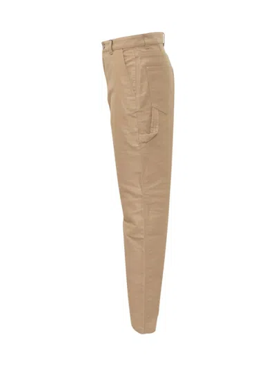 Ami Alexandre Mattiussi Ami Paris Worker Pants In Beige