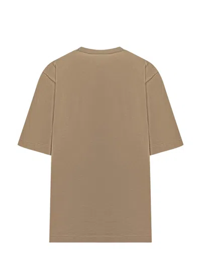 Dsquared2 Loose Fit Tee In Beige