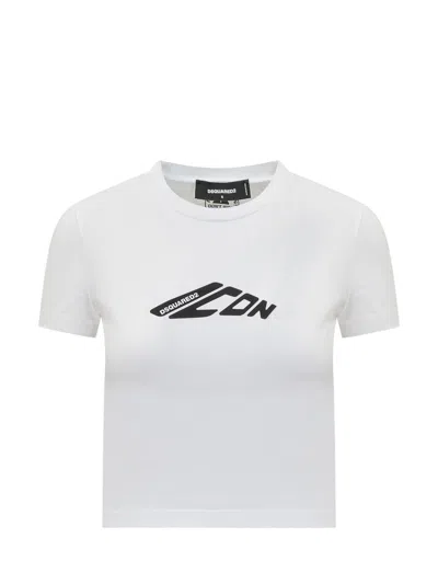 Dsquared2 Mini Fit Tee In White