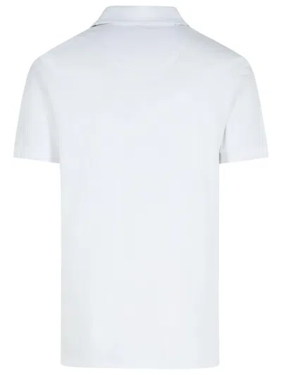 Etro Men Pegaso-embroidered Polo Shirt In White