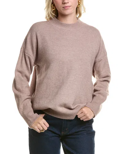 Femme Society Dropped-shoulder Sweater In Brown