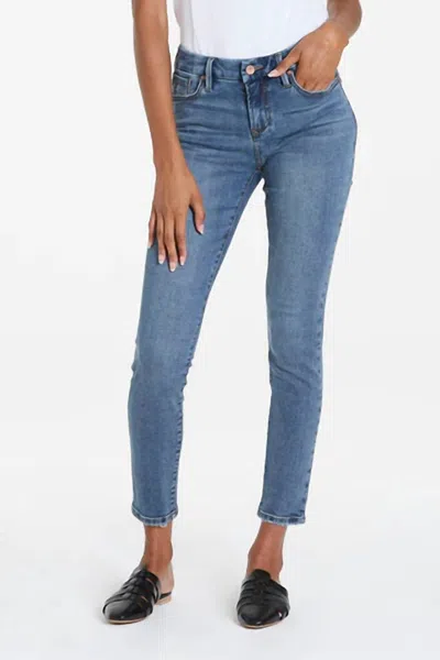 Dear John Denim Gisele Mid Rise Skinny Jean In Atmore In Multi