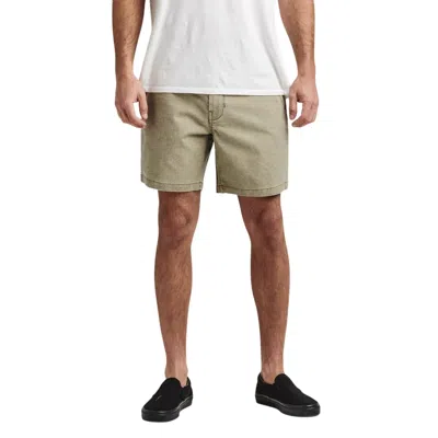 Roark Porter Wash 17" Shorts In Dusty Green In Green