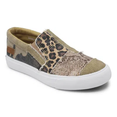 Blowfish Women's Maddox Sneaker In Natural Snake Print In Multi
