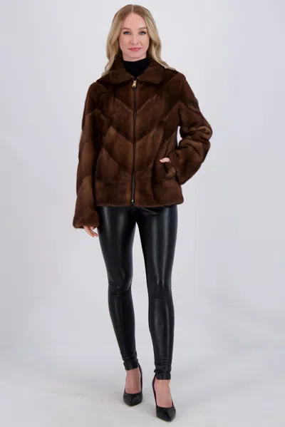 Gorski Mink Jacket In Beige