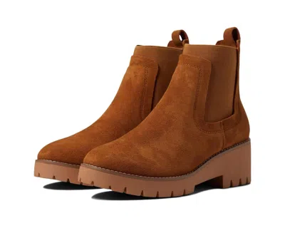 Blondo Dyme Boot In Cognac Suede In Brown
