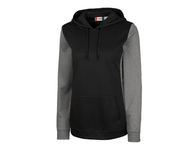Clique Helsa Sport Colorblock Lady Pullover Jacket In Black