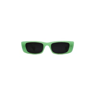 Knotwtr Women's Then Look At You Sunglasses In Lime Squeeze In Multi