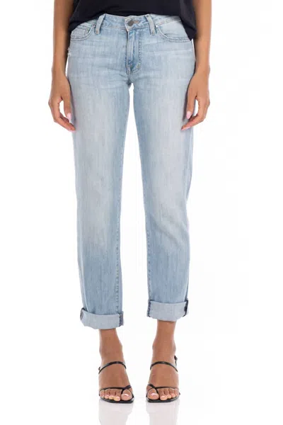 Fidelity Axl Girlfriend Jeans In Panama In Blue
