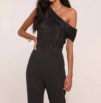 Heartloom Daisy Jumpsuit In Black In Black