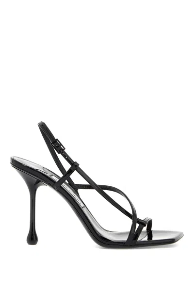 Jimmy Choo Etana 80 Crystal Embellished Sandals In Black