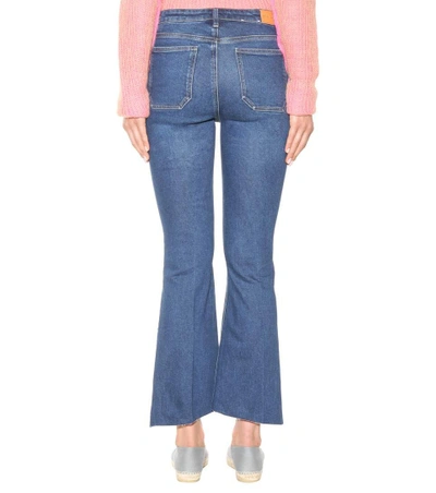 Shop M.i.h. Jeans The Stevie Denim Flare Jeans In Blue