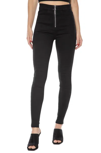 Juicy Couture High Rise Skinny Jeans In Black In Black