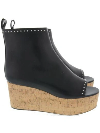 Shop Givenchy Scarpa Elegant Wedge In Black