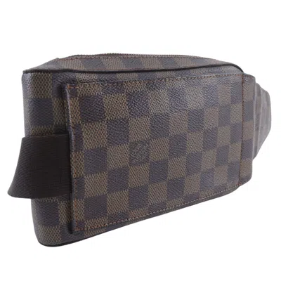 Pre-owned Louis Vuitton Geronimo Brown Canvas Clutch Bag ()