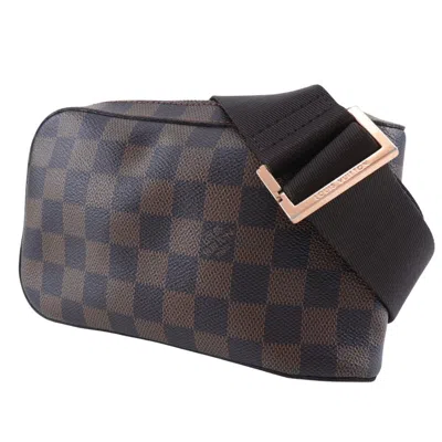 Pre-owned Louis Vuitton Geronimo Brown Canvas Clutch Bag ()