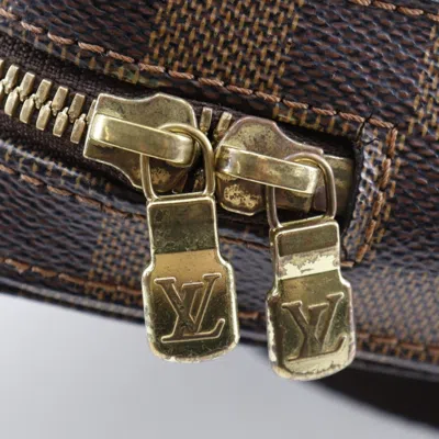 Pre-owned Louis Vuitton Geronimo Brown Canvas Clutch Bag ()