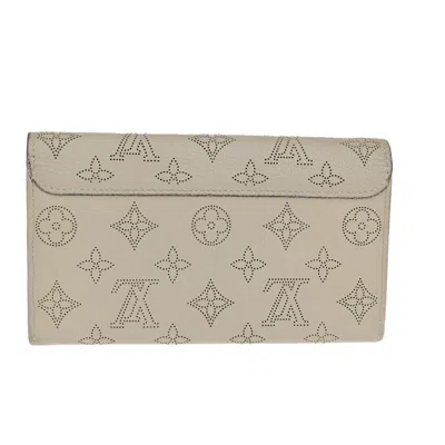 Pre-owned Louis Vuitton Iris Beige Leather Wallet  ()