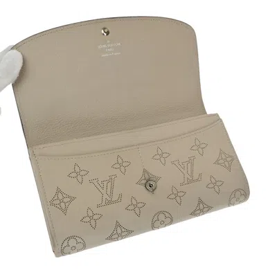 Pre-owned Louis Vuitton Iris Beige Leather Wallet  ()