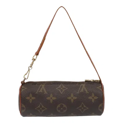 Pre-owned Louis Vuitton Papillon Brown Canvas Clutch Bag ()