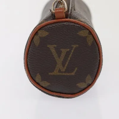 Pre-owned Louis Vuitton Papillon Brown Canvas Clutch Bag ()