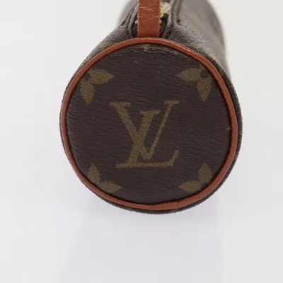 Pre-owned Louis Vuitton Papillon Brown Canvas Clutch Bag ()
