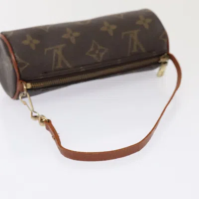 Pre-owned Louis Vuitton Papillon Brown Canvas Clutch Bag ()
