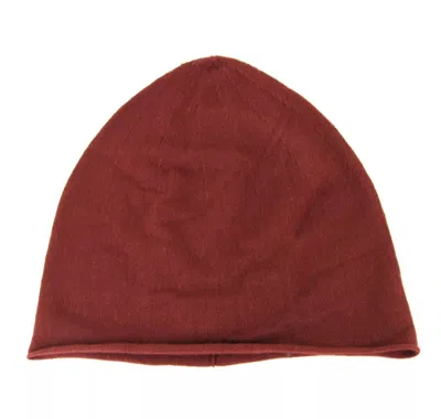 Bottega Veneta New Authentic  Merinos Wool Beanie Hat Dark Red In Dark Red