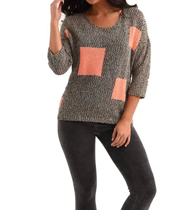 French Kyss Yolanda Crochet Top In Black Multi In Multi