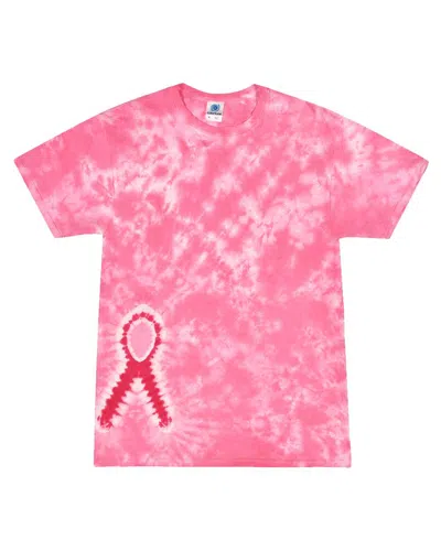 Colortone Shapes Tie-dyed T-shirt In Pink