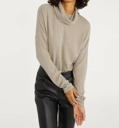 Sanctuary Find Me Lounging Tunic Pullover In Heather Truffle In Multi