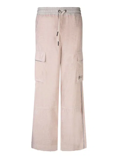 Moncler Grenoble Trousers In Pink