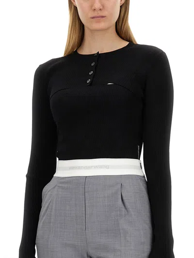 Shop Alexander Wang Cropped Sweater