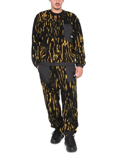 Ambush Textured Fabric Drawstring Pants With Contrast Panels
